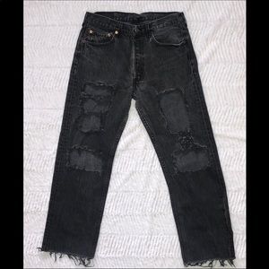 Levi 501’s Destroyed Denim
